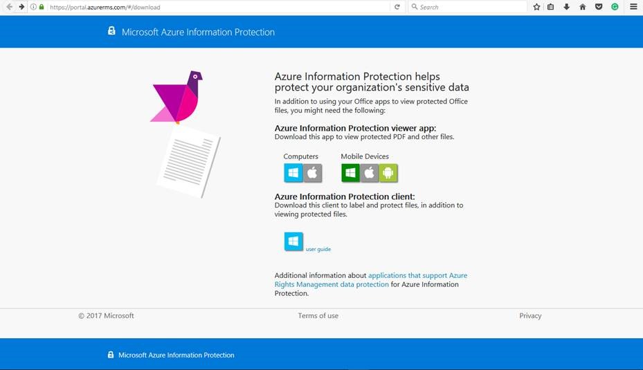 microsoft information protection client for mac osx